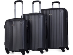 Conjunto 3 Maletas de Viaje ITACA ABS Extensible (35/70/100 L)
