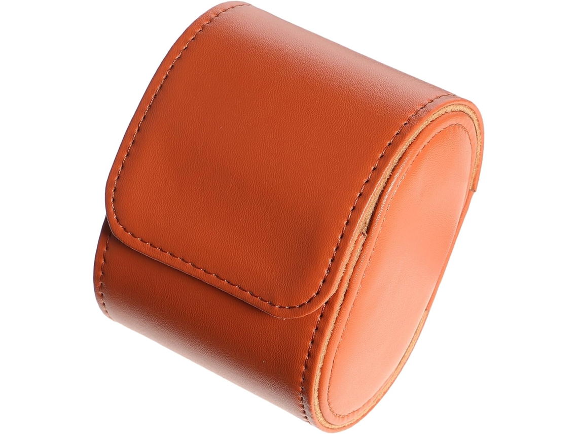 Caja De Almacenamiento De Relojes De Piel Sintética, Estuche Portátil, Accesorio Práctico Y Elegante Para Hombres Y Mujeres.