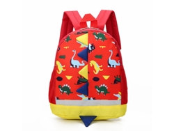 Mochila Para Niños Mochilas Escolares Ligeras Para Guardería Dibujos Animados Rojo CHRUI