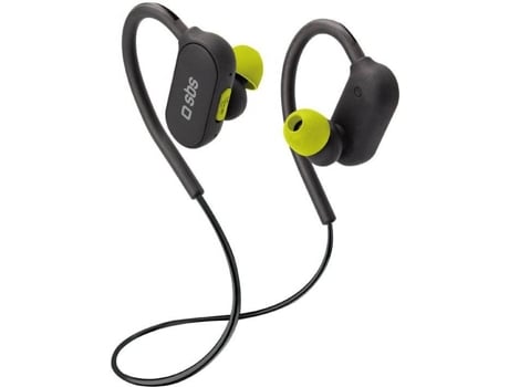 Auriculares Bluetooth SBS Sport (In Ear - Micrófono - Negro)