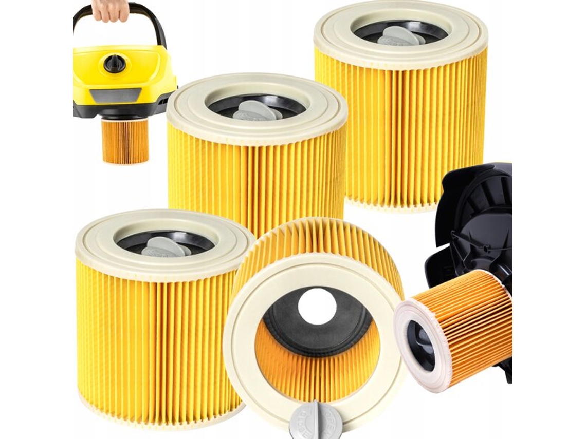 Filtro para aspiradora Karcher WD3, WD2, KWD3, MV3, SE4001 (juego de 3 filtros)