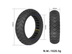 Neumático Sólido Compatible Con Ninebot Max G2 G65 Ulip 60/65-6.9 Negro Siurn