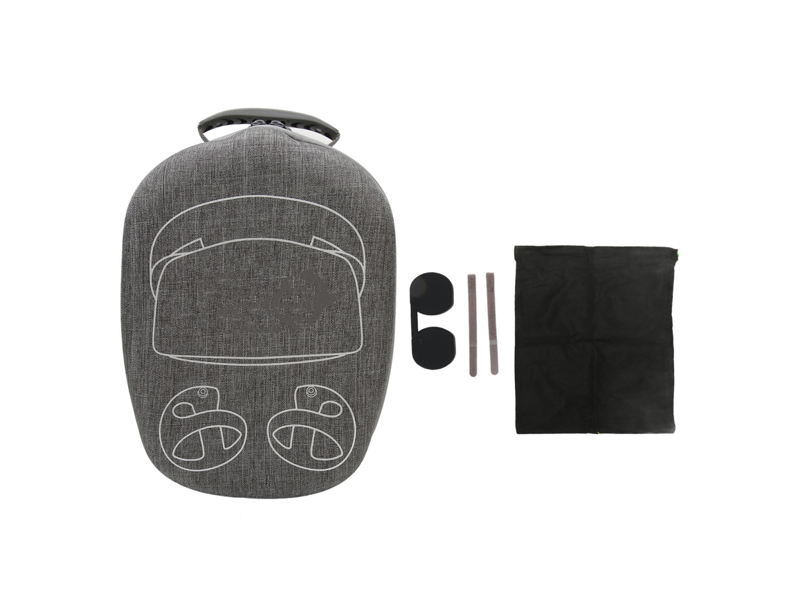 Estuche De Viaje Portátil De Eva Gris Para Auriculares De Realidad Virtual, Anticaídas, Para Ps Vr2 Con Protector De Lente.