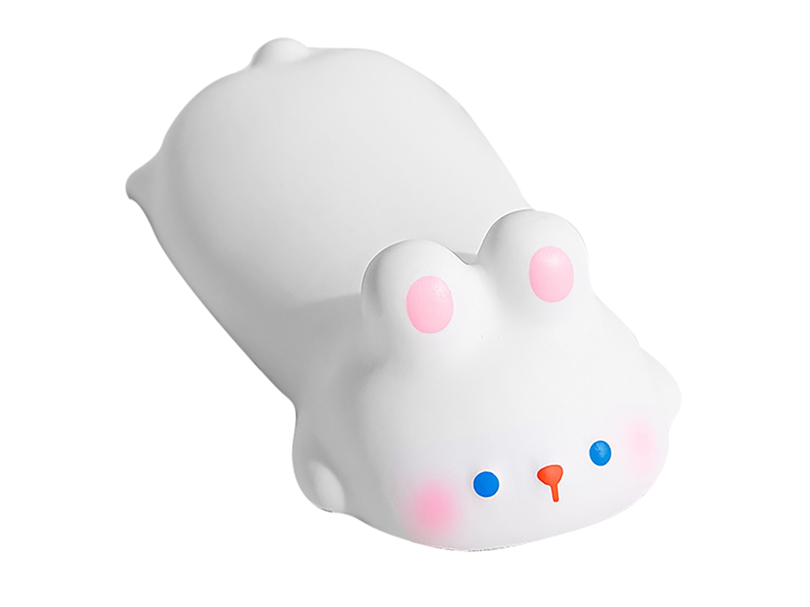 Reposamuñecas Suave Con Diseño De Animales De Dibujos Animados Para Teclado, Alivio De La Fatiga, Conejo Blanco