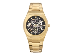 Reloj De Moda (dorado Y Negro) Reloj Mecánico De Imitación