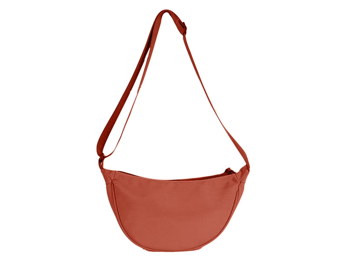 Bolso De Hombro Unisex Informal De Nailon Ligero Crescent Para Uso Diario - Naranja