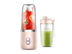 Licuadora personal para batidos y smoothies, licuadora portátil con 6 cuchillas de alto rendimiento, mini licuadora recargable por USB para deportes.