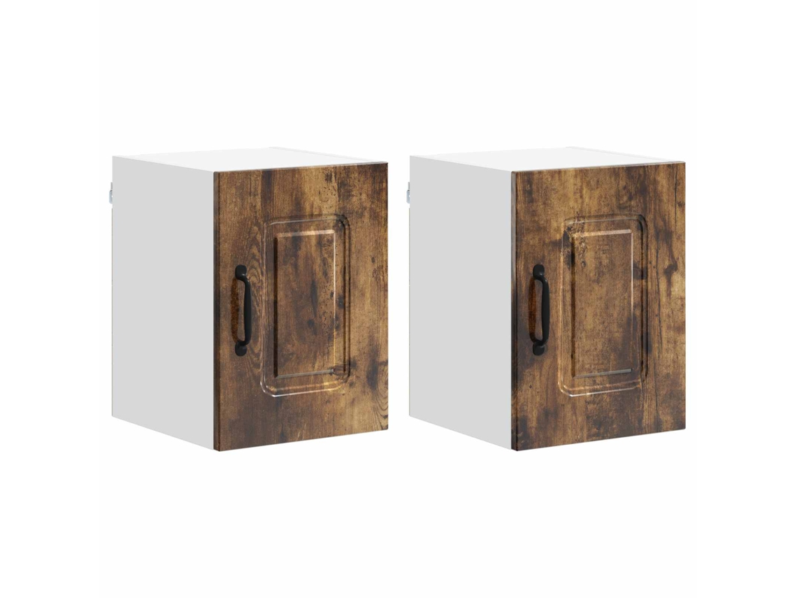 Maison Exclusive - Mueble De Cocina Kalmar 2 Pcs Roble Ahumado 30 X 31 X 40 Cm