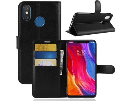 Carcasa Xiaomi Mi 8 SE Multi4you Libro Cartera Negro