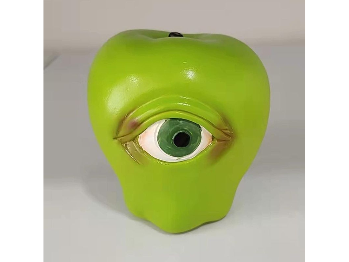 Naranja Con Ojos Que Todo Lo Ven, Decoración De Fruta Simulada En Resina Para Cocina Y Fiestas.