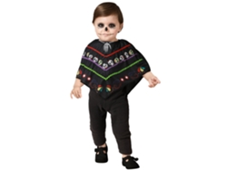 Disfraz de Poncho Mexicano Esqueleto bebé niño 24 meses ATOSA