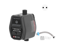 Bomba De Impulso Automática Con Motor Dc Brushless Imán Permanente 100w 24v Para Riego Hogar Manguera Enchufe Eu 100-240v Negro