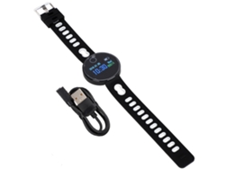 Pulsera inteligente de fitness con monitorización de frecuencia cardíaca y resistente al agua