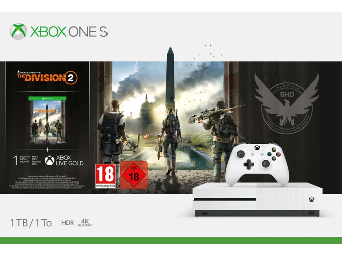 Consola Xbox One S + The Division 2 (1 TB)