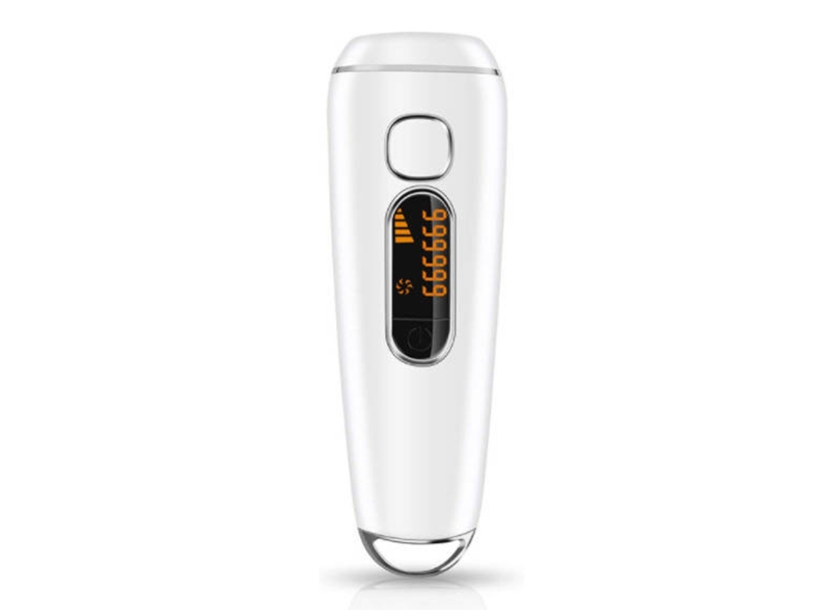 Depiladora de luz pulsada IPL, 999999 destellos, con 2 modos de depilación, 5 niveles de energía, pantalla LCD Yizhood (plateada)