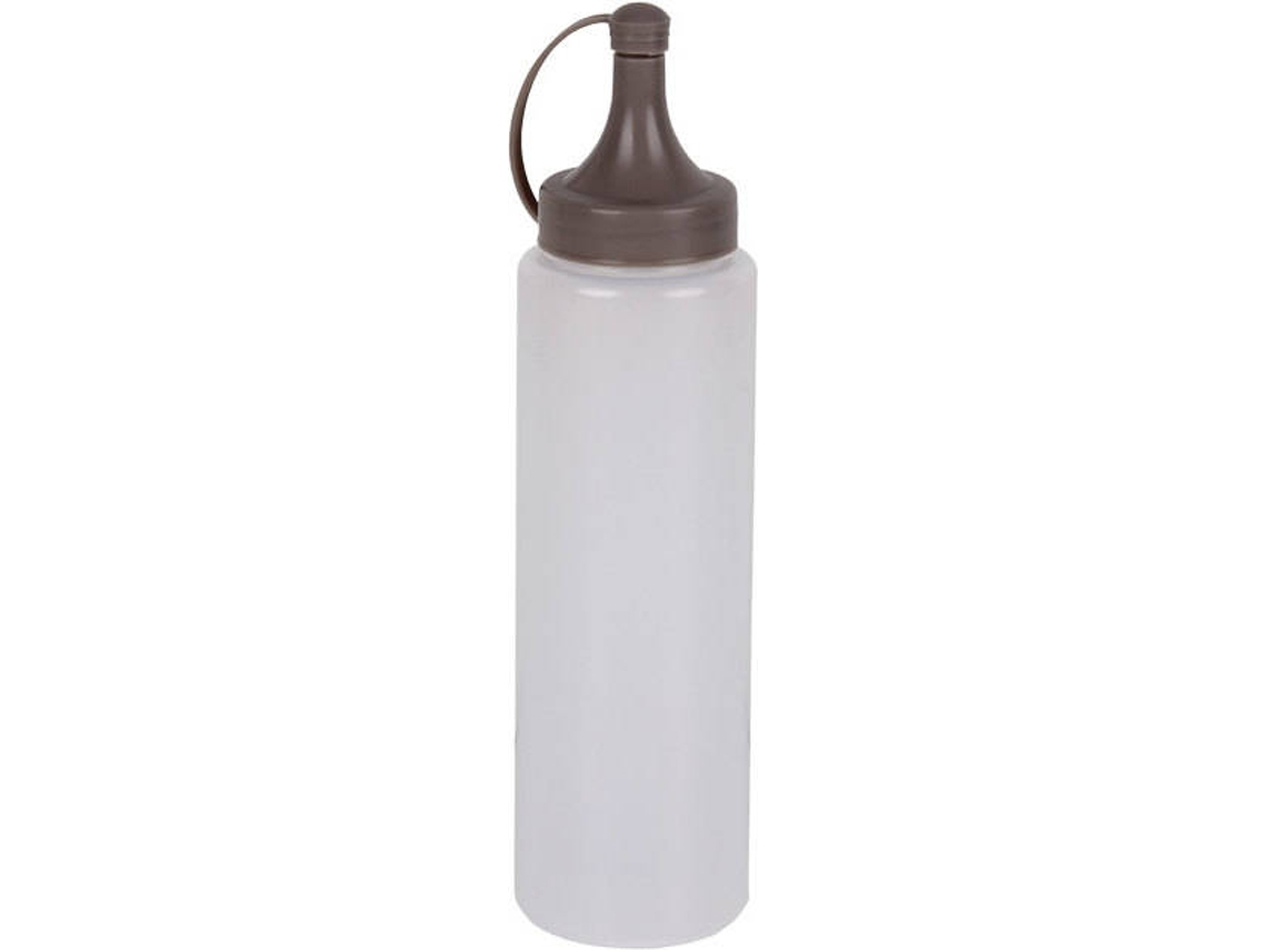 Botella Aceitera Modelo Albahaca 500 Ml Color Piedra 6X23 Cm Venta Unitaria