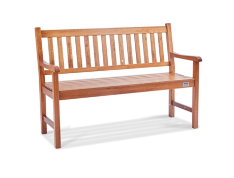 VEVOR Banco para exteriores de madera de 50 pulgadas, banco de jardín de 800 libras, banco para parque, patio, porche