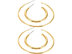 2 Pares De Pendientes De Aro Para Mujer, Joyería Original, Aptos Para Orejas.