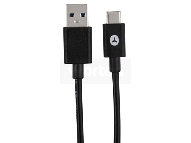 Cable de datos GOODIS (USB - USB-C - 1m - Negro)