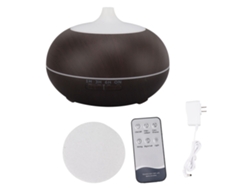 Difusor De Aromaterapia Con Acabado De Madera, Humidificador De 550 Ml Y Control Remoto.