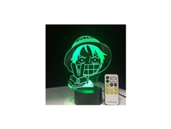 Lámpara de noche táctil USB 3D de One Piece (regalo)