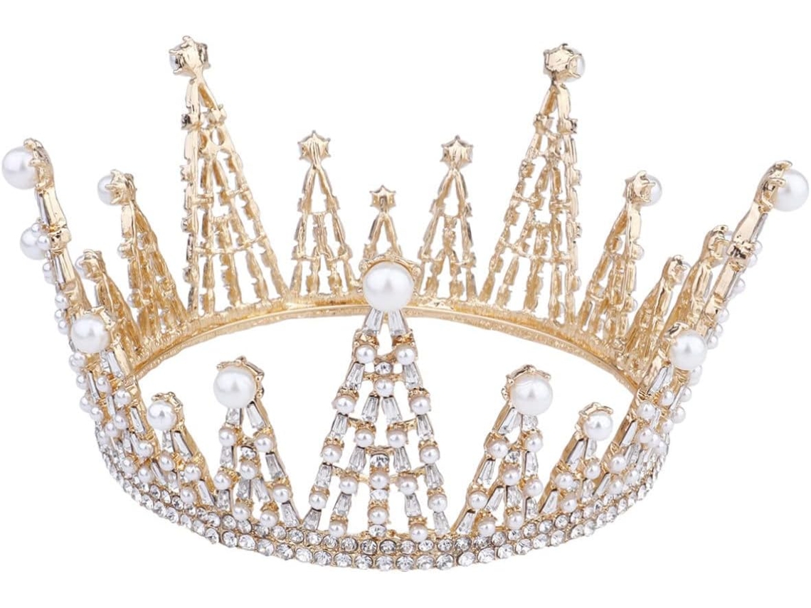 Corona Nupcial Decorativa, Accesorio Para El Cabello Para Fiestas De Cumpleaños Y Graduaciones.