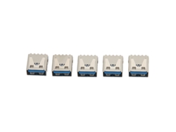 5 Piezas De Puerto De Carga Usb Metálico Para Reparación Y Reemplazo De Consola Ps5