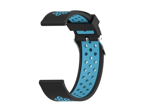 Correa Bicolor Garmin Forerunner 245 (Negro + Azul)