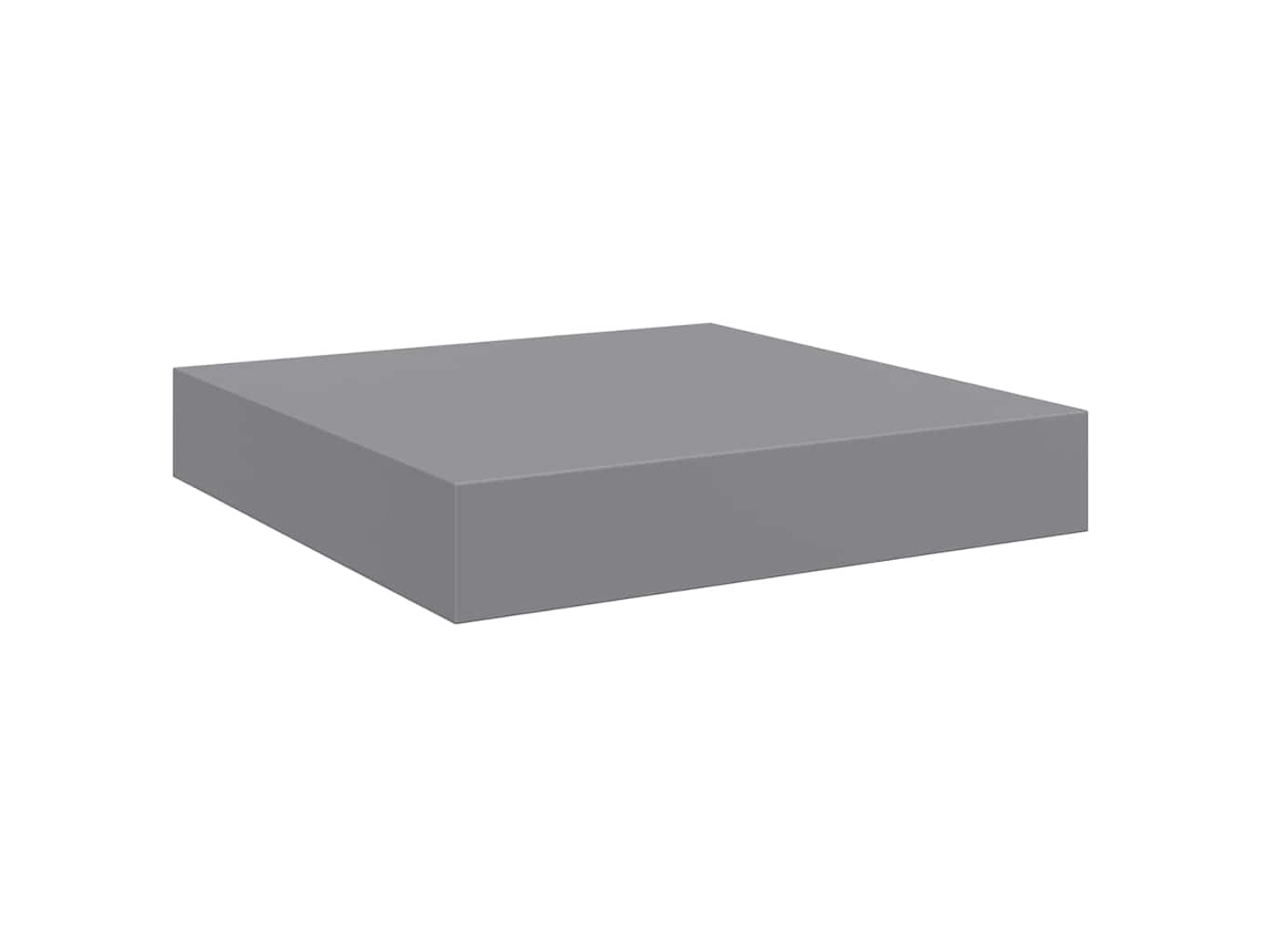 Maison Exclusive - Estante Flotante De Pared Mdf Gris 23x23,5x3,8 Cm