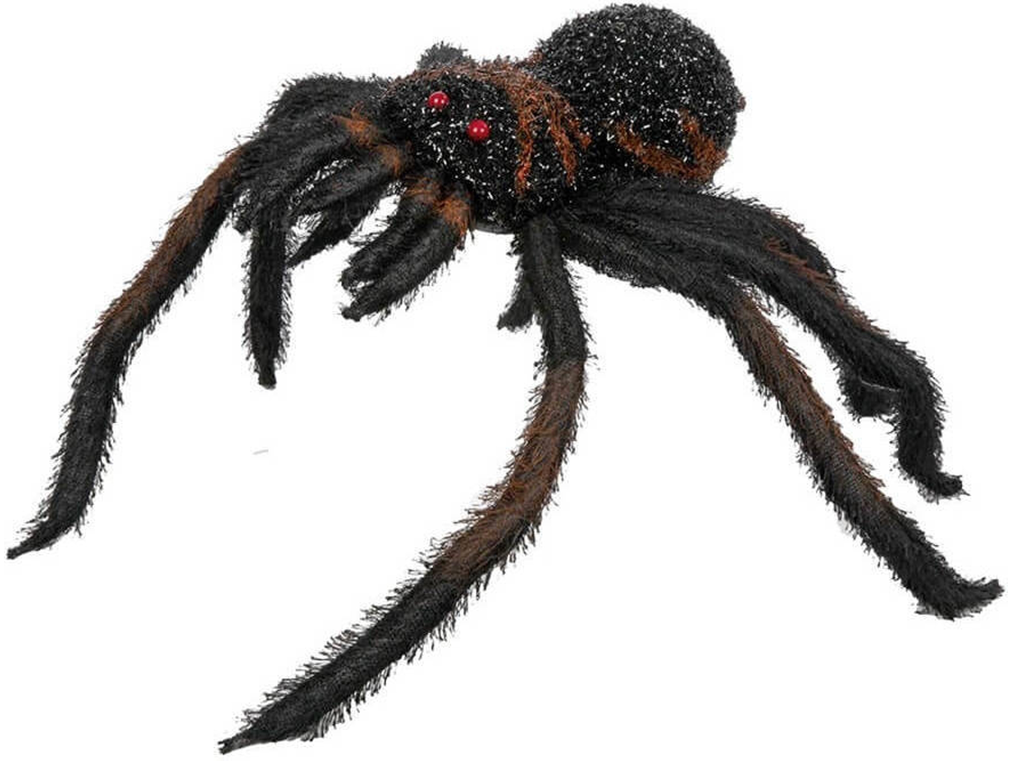 Decoraciones de Halloween DISFRAZZES Araña Peluda de Ojos Rojos (60 cm)