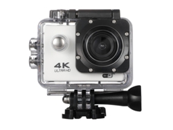 Cámara de acción 4K Ultra HD resistente al agua, 12 MP, resistente al agua, control remoto 2.4G, pantalla de 2 pulgadas, color blanco. PAPRIKA