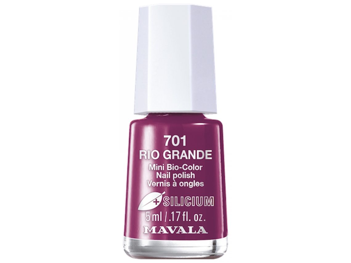 Esmalte Mini Bio Color Con Silicio  de Uñas 5 Ml Color: Rio Grande MAVALA