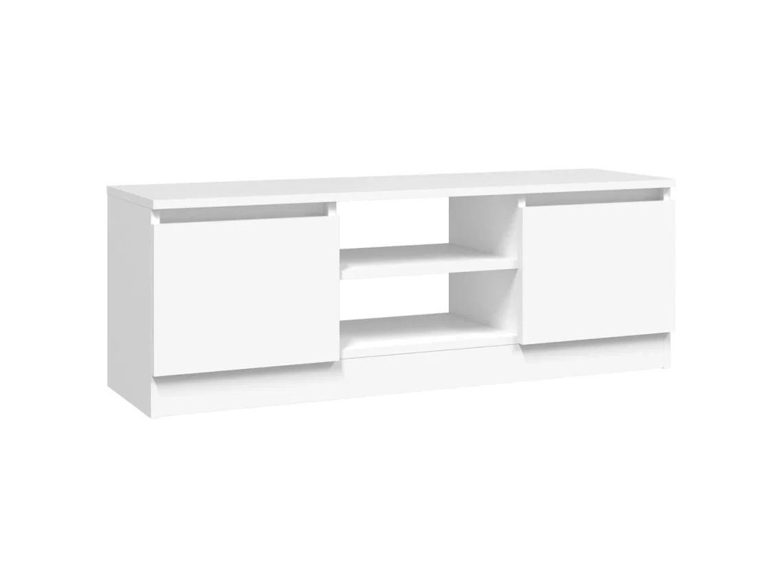 Mueble TV con Puerta 102x30x36 Cm Blanco MAISON EXCLUSIVE
