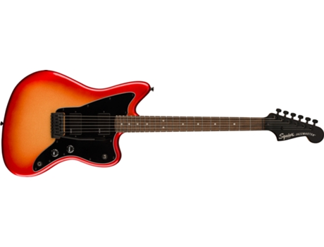 Fender squier contemporary active jazzmaster hh laurel fingerboard black pickguard sunset metallic