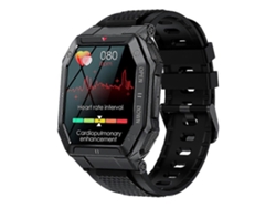 Reloj deportivo de fitness HD de 1,85 pulgadas, monitor de salud para Android e iOS, resistente al agua Ly Ebike