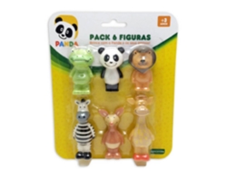 Conjunto de 6 Figuras PANDA (Edad Mínima: ‍3)