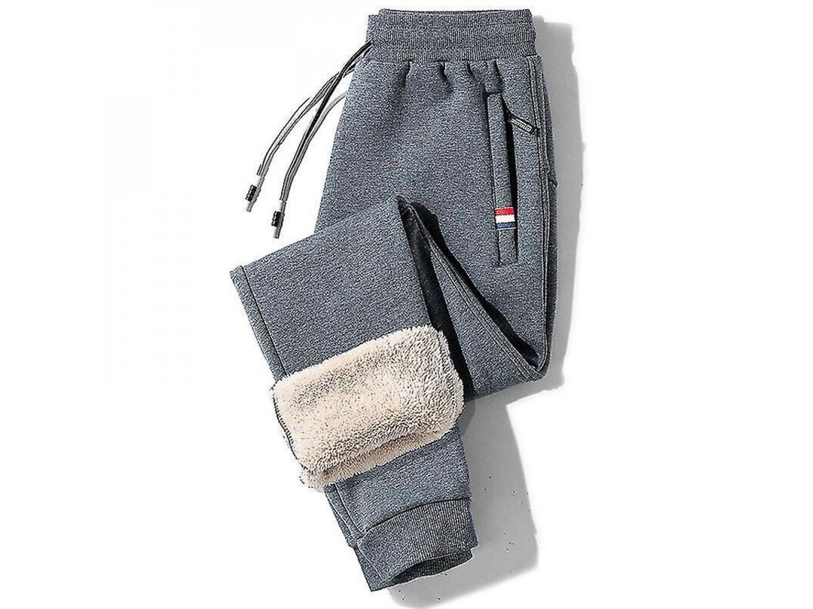 Pantalones De Invierno Cálidos Para Hombre Con Forro Polar De Lana De Oveja, Pantalones Térmicos Informales Gruesos, Marca Ptf Fashion.