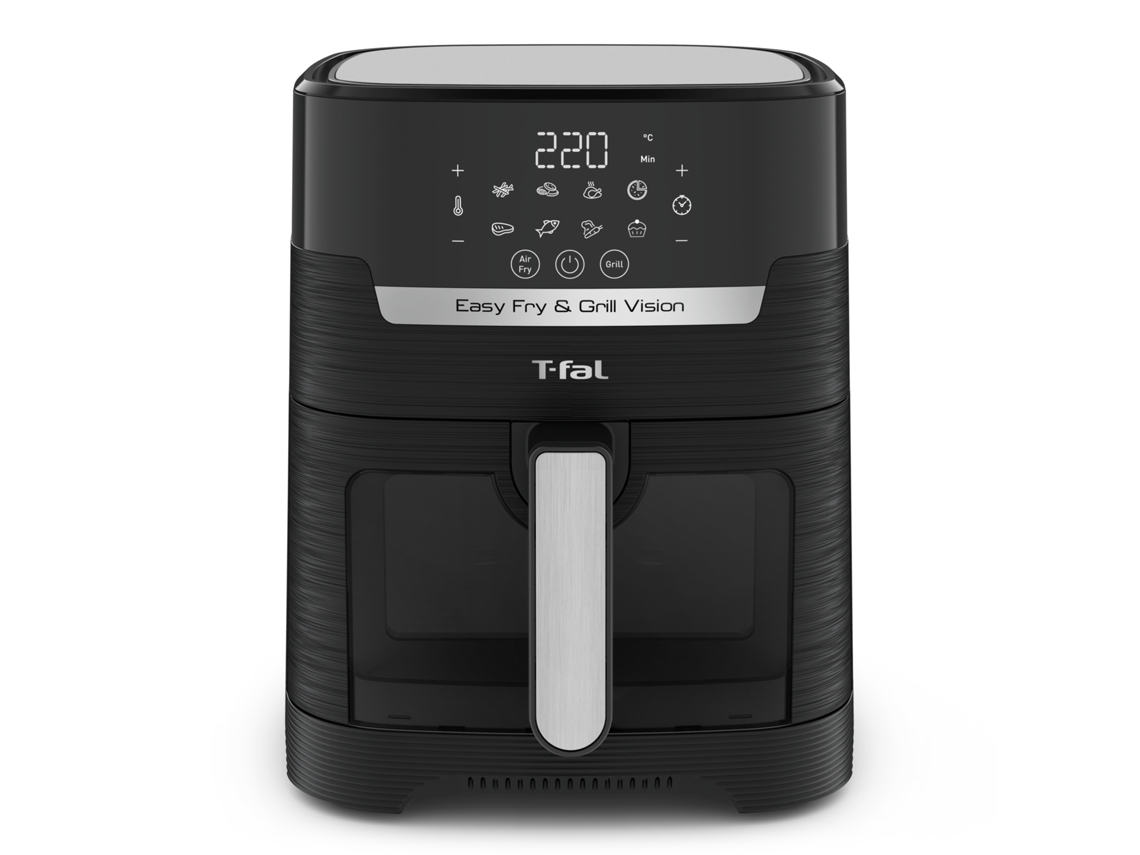 Easy Fry & Grill Vision EY506810 freidora Sencillo 4,2 L Independiente 1550 W Freidora de aire caliente Negro TEFAL