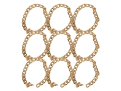 Cadena De Aluminio De 10 M Resistente A La Corrosión Para Aceras, Ideal Para La Fabricación De Joyas De Oro.