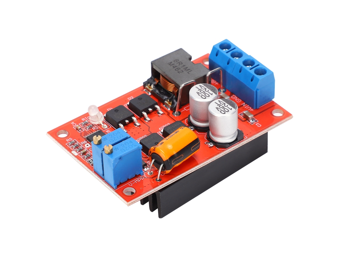 Placa De Carga Solar Mppt Módulo Industrial Entrada Dc8-28v Indicador 5a