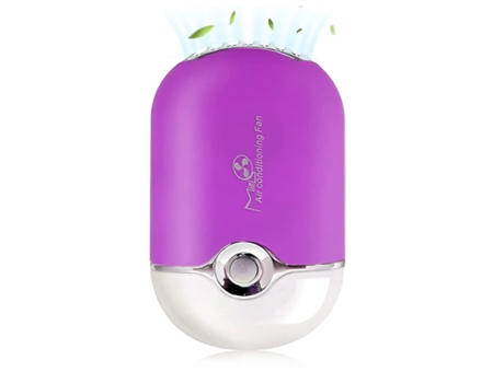 Mini Ventilador Portátil ENZON USB Roxo