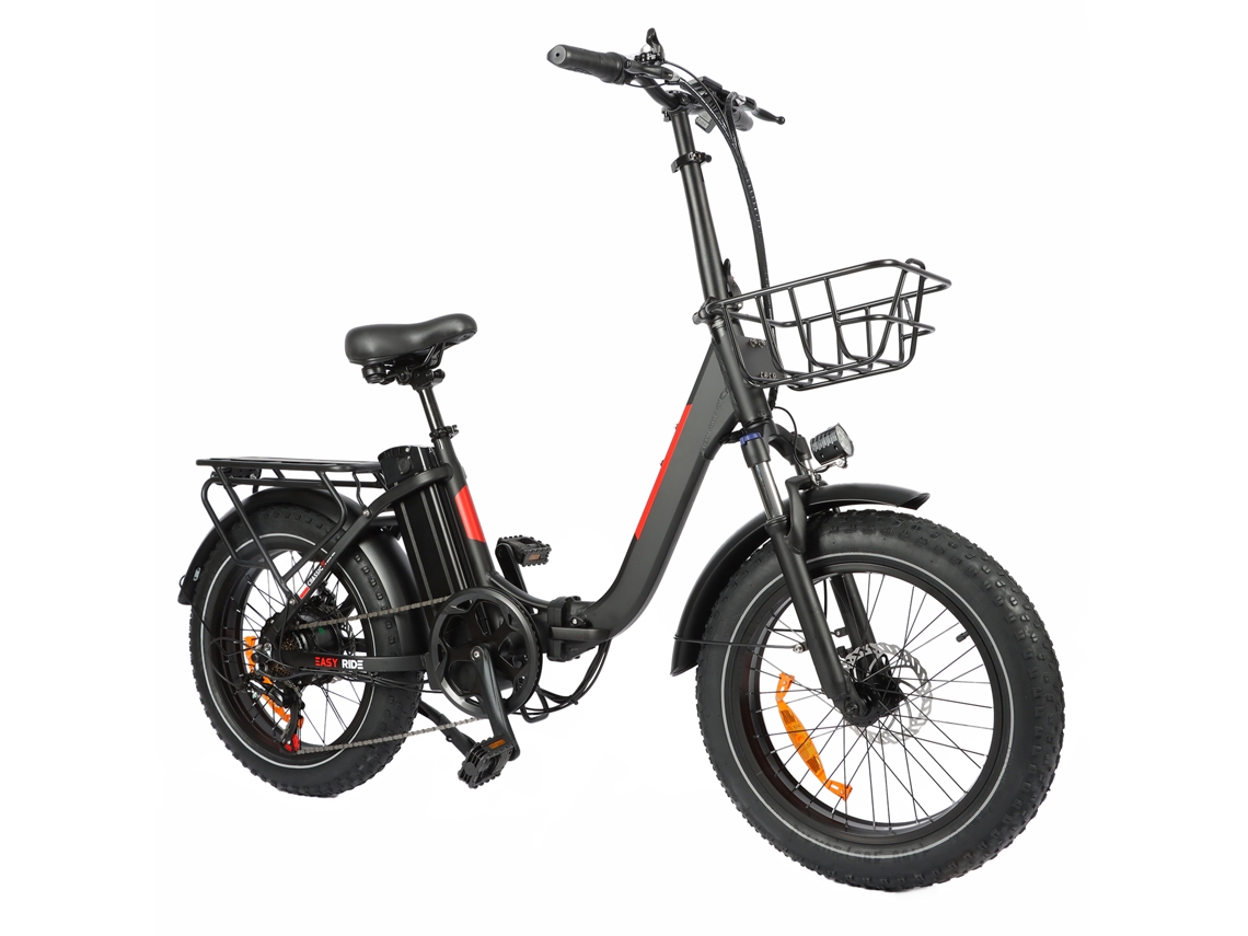 Bicicleta Eléctrica Plegable Baolujie Dz2030, Batería Extraíble De 48 V Y 16 Ah, Intermitentes.
