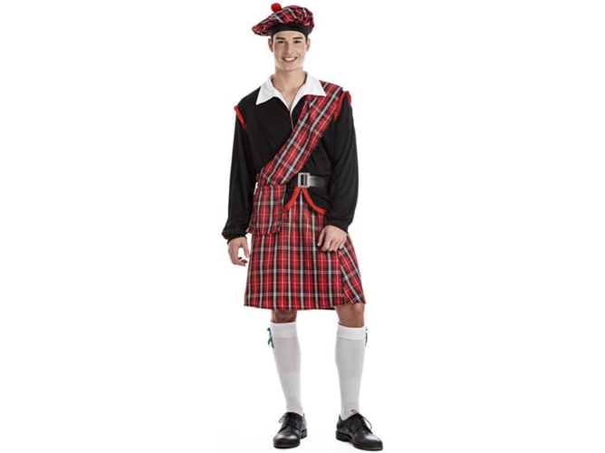 Disfraz de Hombre DISFRAZZES Escocés (Talla: XL)