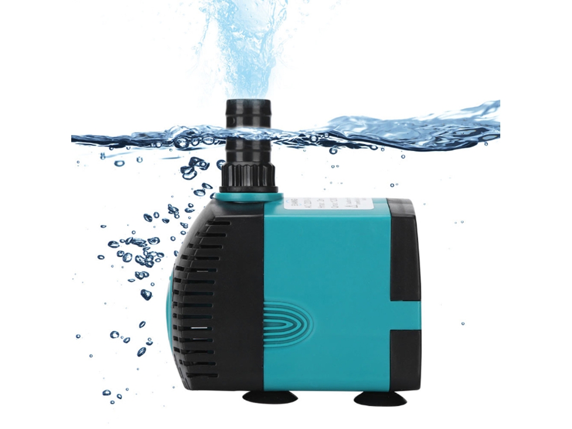Bomba de agua ultra silenciosa y sumergible de 10 W para acuarios ecológicos.