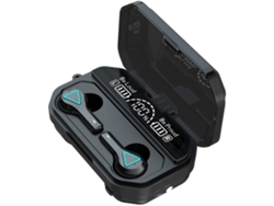 Auriculares YEMAESRE Bluetooth Horas de reproducción Reducción de ruido Impermeable Negro