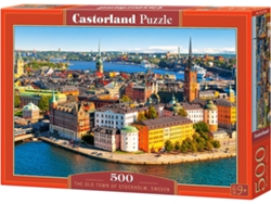 Puzzle CASTORLAND The Old Town of Stockholm, Sweden (500 Piezas)