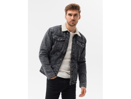 Chaqueta OMBRE Algodón Hombre (M - Negro)