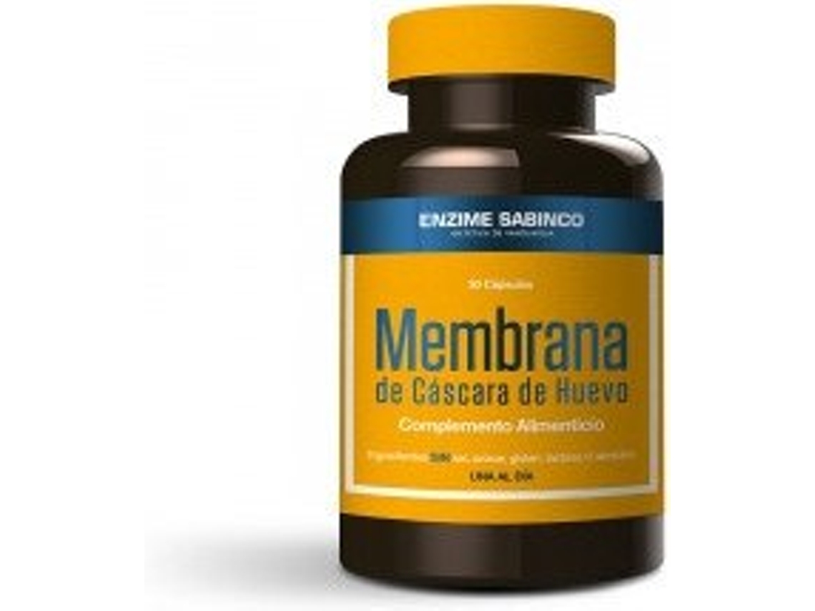 Complemento Alimentar ENZIMESAB Membrana De Cascara De Huevo 30 Cápsulas (1 L)