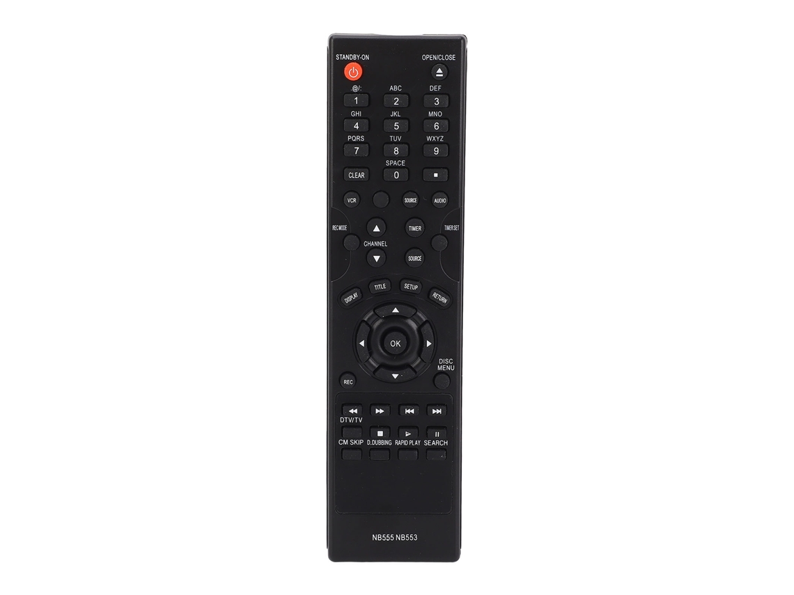 Control Remoto Nb555 Nb553 Para Grabadora De Dvd Y Vcr Magnavox Zv450mw8 Zv450mw8a Zc352mw8