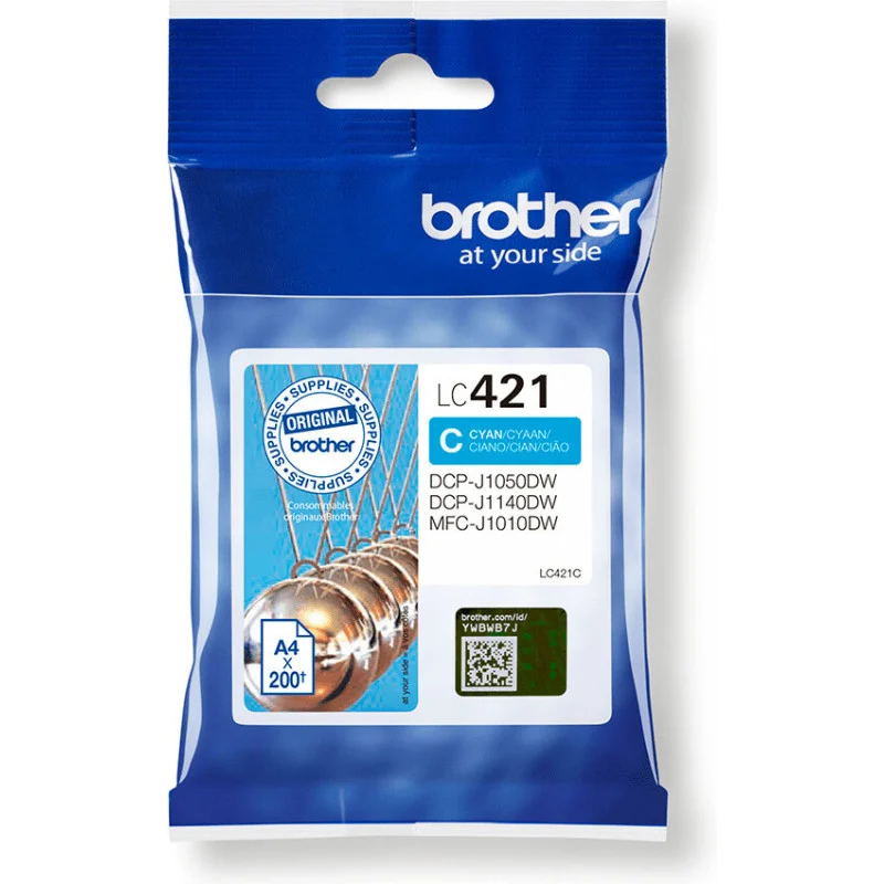 Cartucho de Tinta BROTHER LC421 Ciano